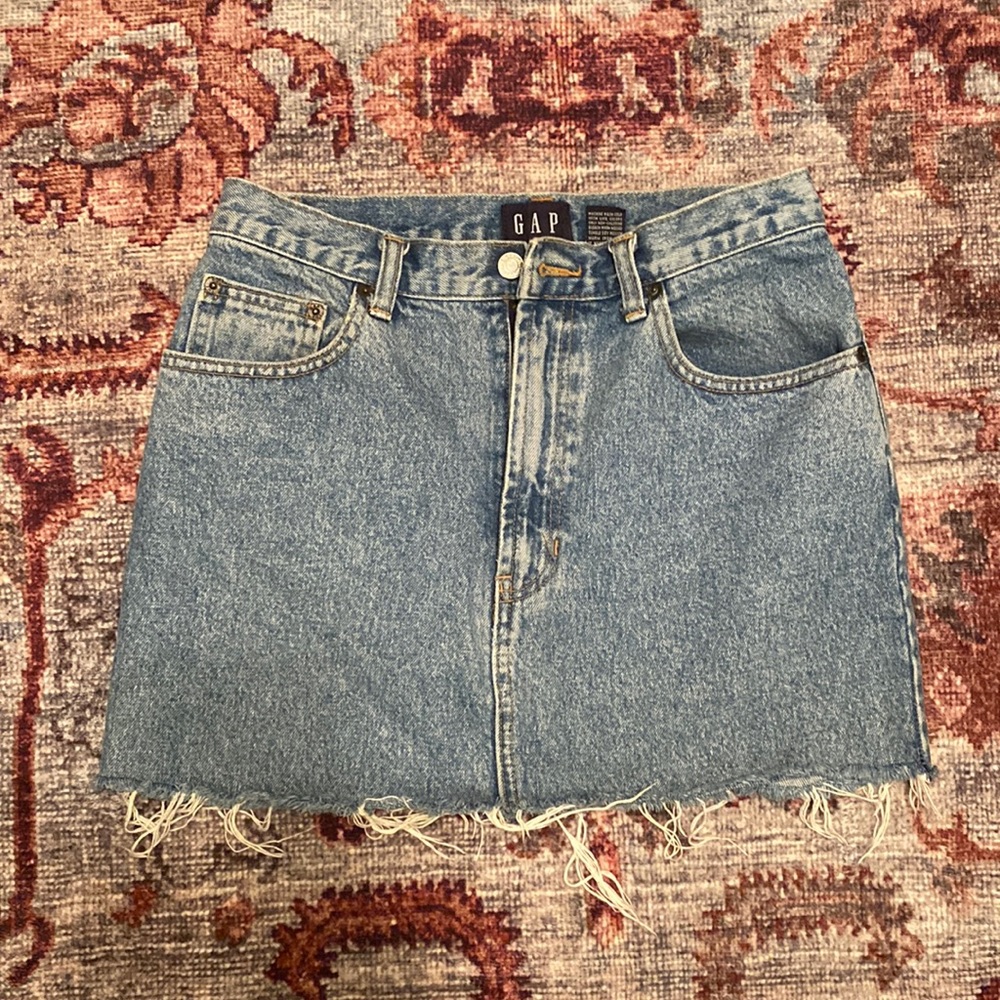 Vintage GAP denim mini skirt